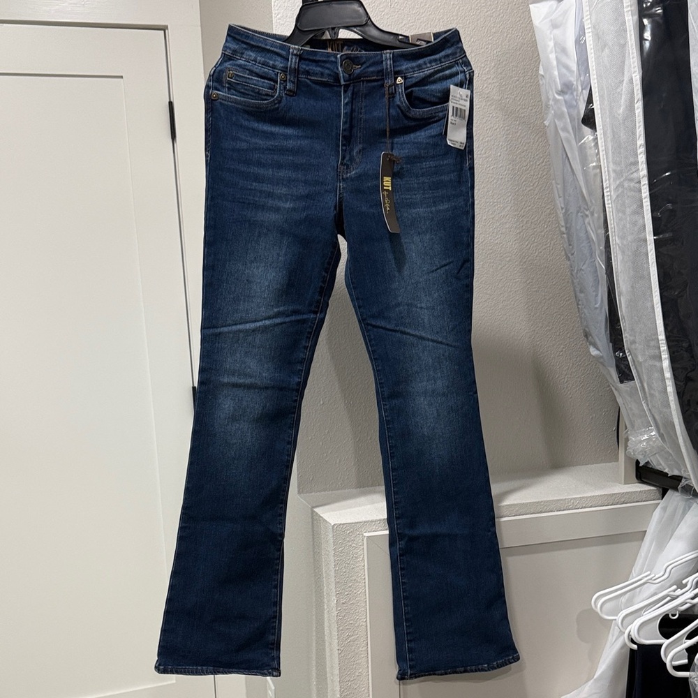 Kut Nicole High rise Bootcut Dark Blue Women's Jeans 6